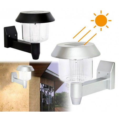 Applique per esterni lampada da parete led ad energia solare 