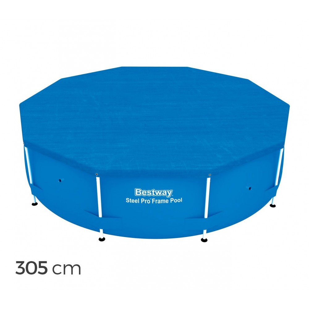 Copertura per piscina fuori terra – Copertura rotonda per piscina | copertura solare portatile impermeabile per piscine fuori terra, protezione per piscina incassata nel terreno per la casa all'aperto