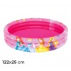 91047 Piscina gonfiabile principesse Disney 122x25 cm tre anelli rosa 