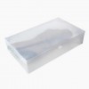 Set scatole per stivali trasparent box organizza contenitori stivale