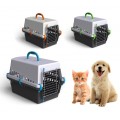 10570 Trasportino con griglia in plastica per cani e gatti da viaggio 50 cm 