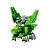 04420 Playset mattoncini DINO ROBOT 8 combinazioni  verde 245 pz da assemblare 