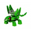 04420 Playset mattoncini DINO ROBOT 8 combinazioni  verde 245 pz da assemblare 