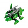 04420 Playset mattoncini DINO ROBOT 8 combinazioni  verde 245 pz da assemblare 