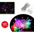 499296 Luci natalizie MULTICOLORE 180 led 8 giochi di luci cavo trasparente