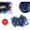 499111 Luci natalizie MULTICOLORE 180 led 8 giochi di luci cavo Verde