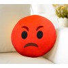 557315 Cuscino emoji rosso di RABBIA di grande effetto circa 30cm ø