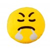 557315A Cuscino emoticon che SBUFFA ø 30 cm circa giallo