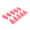 3422 Kit 10 clip rimuovi gel e semi permanente per unghie nail art