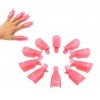 3422 Kit 10 clip rimuovi gel e semi permanente per unghie nail art