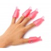 3422 Kit 10 clip rimuovi gel e semi permanente per unghie nail art