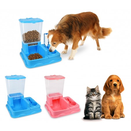 3028 Dispenser cibo e acqua per cani e gatti 