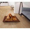 3003 Materassino morbido in vellutino per cani taglia m marrone 48 x 41 cm