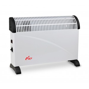 CH-2000A Termoconvettore elettrico JCF 2000 Watt tre livelli di potenza bianco