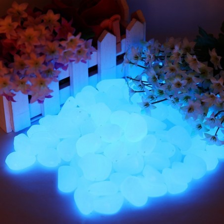 Pack da 300 sassolini luminosi decorativi fluorescenti glow in the dar