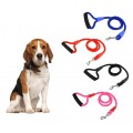 130084 Guinzaglio a corda per cani taglia piccola e media 114 cm con moschettone