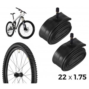 Kit di 2 camere d'aria per la bicicletta 304567 riparazione forature 22 x 1.75