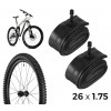 Kit di 2 camere d'aria per la bicicletta 304543 riparazione forature 26 x 1.75