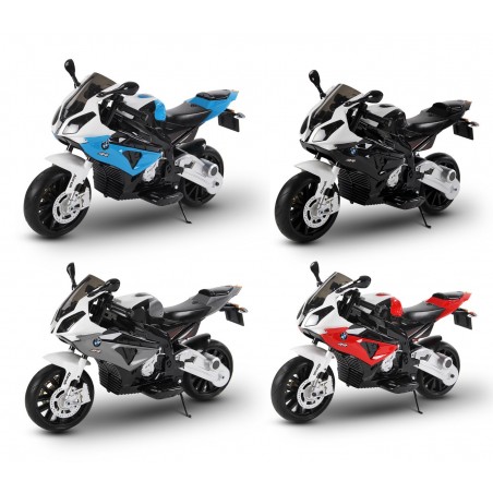 LT 832 Moto elettrica per bambini BMW sedile in pelle accensione con chiave