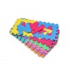 1417 Tappeto morbido da gioco componibile LETTERE 10 pz 29.5x29.5x8 cm colorato 