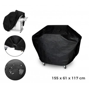 Telo di copertura 4216 per barbecue completamente impermeabile 155 x 61 x 117 cm