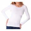 Maglia donna mod. Lisa 615201 slim fit con interno felpato scollo rotondo