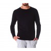 Maglia da uomo mod. ORLANDO 615263 interno felpato slim fit scollo girocollo