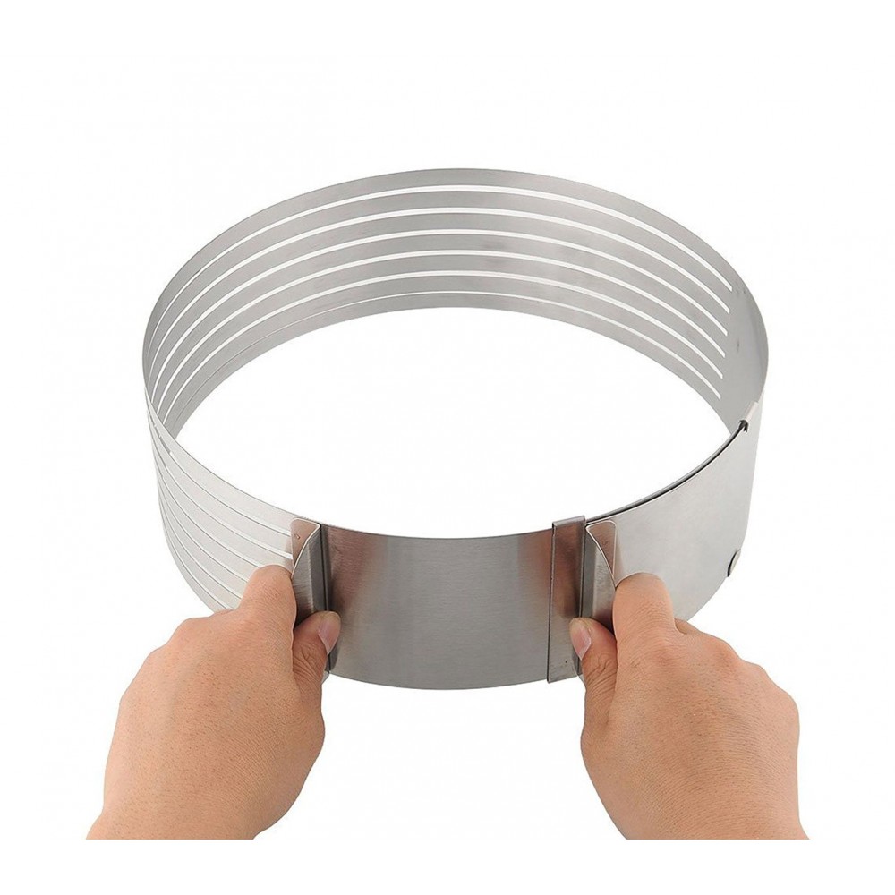 Anello taglia torte 4361 in acciaio inox con 7 scanalature ø da 16 a 2