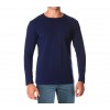 Maglia da uomo mod. ORLANDO 615263 interno felpato slim fit scollo girocollo