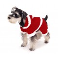  Vestito da BABBO NATALE 107443 con cappuccio ideale per cani di piccola