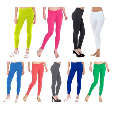 Leggings panta collant cotone modellante fuseaux leggins