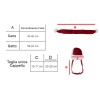 Set sciarpa e cappello BABBO NATALE 064227 ideale per cani di piccola taglia