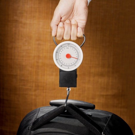 Bilancia multiuso pesa valigia zaini bagagli max 32 kg con gancio