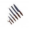 Set coltelli 6pz RL-WD5M ROYALTY LINE rivestimento in marmo antibatterico