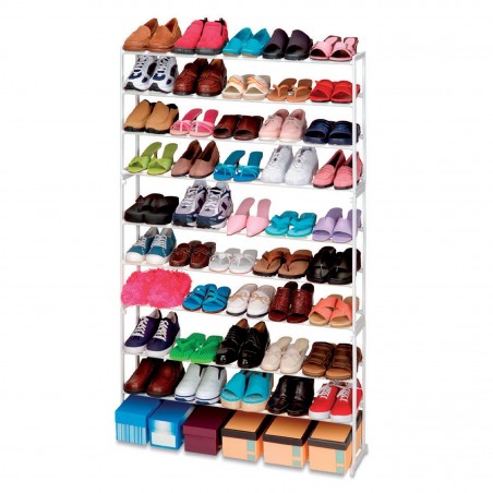 Scarpiera shoes rack amazing 50 paia nuovo salvaspazio organizer ripostiglio