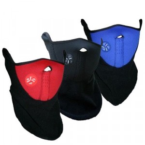 Maschera protettiva antivento in pile antifreddo per sport moto bicicletta copri collo e orecchie