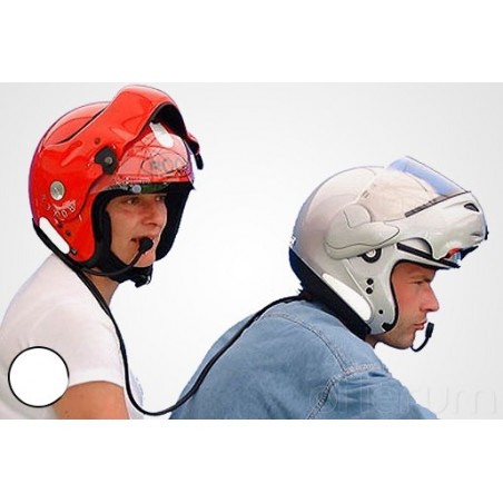 Interfono moto per 2 caschi attacco audio mp3 radio-Altoparlanti e