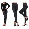 Leggings denim JEGGINGS felpati con pelliccia elasticizzati in vari colori
