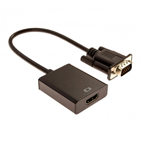 Adattatore video universale 560929 da VGA ad HDMI con ingresso audio