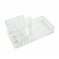 Cosmetic organizzatore make up in plastica porta trucco