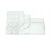 Cosmetic organizzatore make up in plastica porta trucco