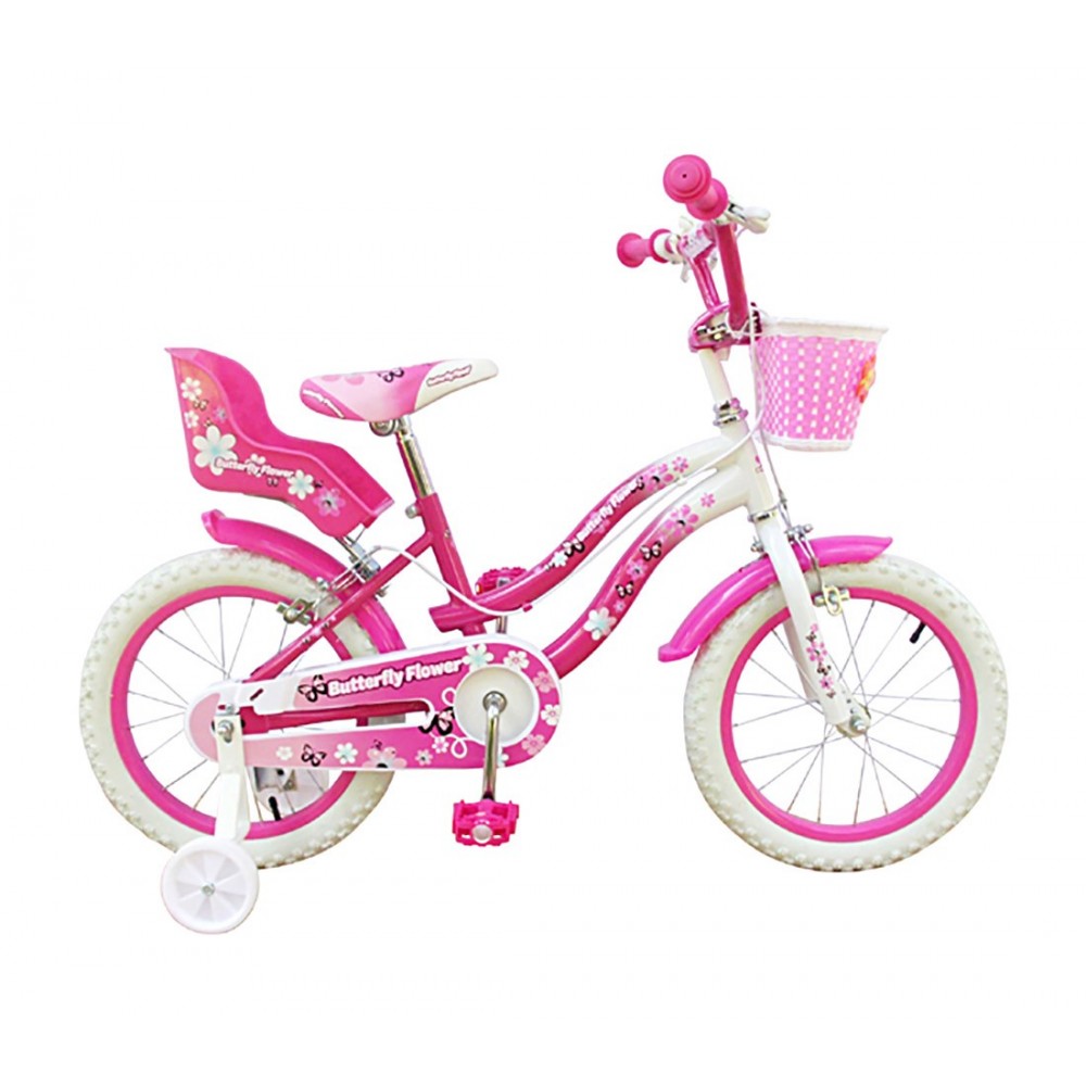 Bicicletta BUTTERFLY FLOWER taglia 14 bici per bambina 510149 per 5 -