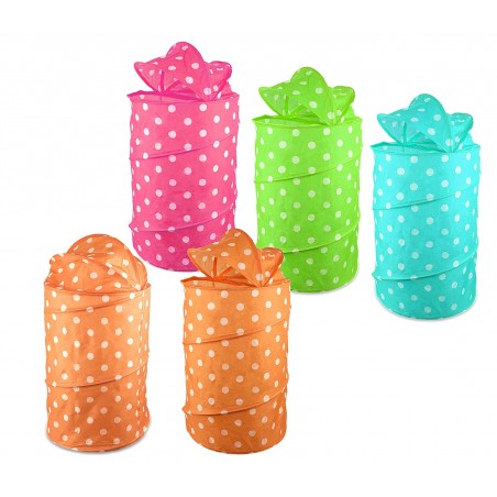 243039 Cesto porta giochi o biancheria pieghevole struttura in metallo 40x80