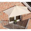 Ombrellone a semicerchio a parete da balcone e giardino 331774 ONSHORE 