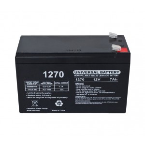Batteria 1270 7Ah per auto elettriche e piccoli scooter codice 12N7AH 14.5v