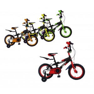 Bicicletta Flash Line taglia 12 bici per bambini con parafango posteriore