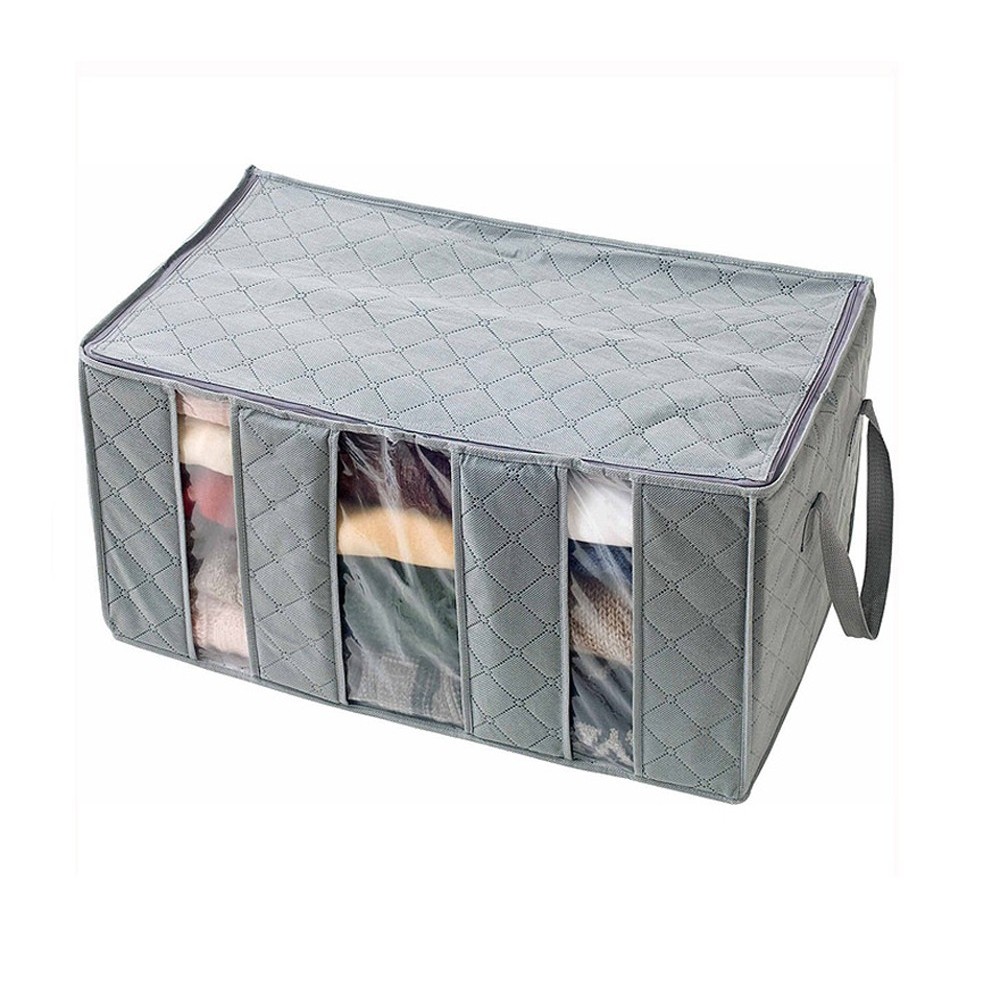 Armadio Guardaroba In Tessuto RELOVE – 175x150x45 Cm – Nero – Con Barre E Ripiani – Pieghevole Per Abiti E Scarpe