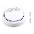 Rivelatore di fumo SMOKE ALARM automatico tondo con viti di montaggio incluse