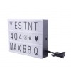 Led LightBox 181774 retroilluminato con 96 numeri e simboli formato A4 30x23cm