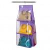 Organizzatore fino a 12 borse con gancio pratico organizer da armadio o porta